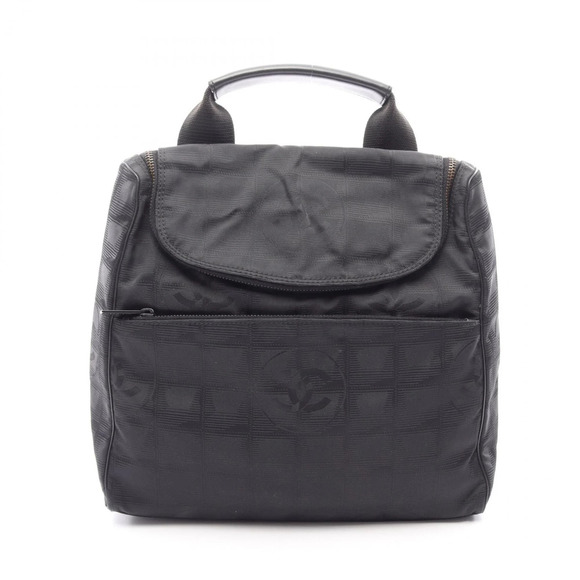 CHANEL Black Leather Backpack main image 7
